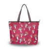 Sinestour Mushrooms Design Tote Bag for Women Travel Work Gym