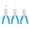Single Hole Punch, 3 PCS Metal Handheld Hole Puncher (1/4", 1/8", 1/16") Round Hole Punch Set for Paper, Scrapbooks, Greeting Cards, Home Office School Crafts