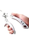 Single Piece Stable Grip Stainless Steel Kitchen Food Cutting Shears