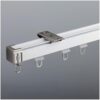 Single Track Curtain Rail, Sliding Curtain Track for Ceiling Mount, Complete Velcro Kit with Accessories, Room Divider & Shower Curtain Rod (4.0m/13.1FT)