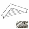 Sink Corner Drying Rack, Kitchen Stainless Triangle Organizer Freestanding