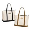 Sinseike Personalized Embroidered Canvas Tote Bag for Women, Large Tote Bag