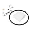 SIXRUN Halloween Cross Stitch Kit, DIY Spider Embroidery Ornament 11.8in
