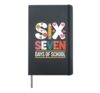 Six Seven Days Of School 6 7 67 Meme Teacher Hardcover Journal, Black
