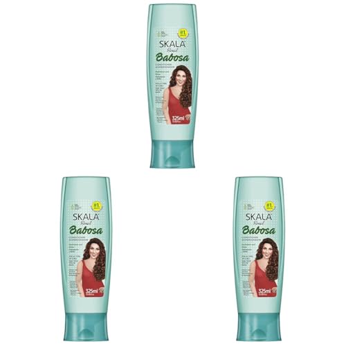 SKALA Expert Conditioner Babosa Aloe Vera – Ultra-Hydration for Curly, Super Curly, and Dry Hair – With Shea Butter – 10.99 fl oz (Pack of 3)