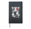 Skeleton Pregnancy Announcement Shirt Boy Twins XRay New Mom Hardcover Journal, Black