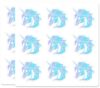 Skeleton Unicorn Holographic Fantasy 18 Pack 2 Inch Vinyl Stickers
