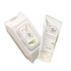 SKINFOOD Rice Cleansing Tissue & Rice Daily Scrub Foam Bundle, Korean Rice Facial Cleansing Set, Makeup Remover Wipes and Exfoliating Face Wash, Gentle Rice Bran Scrub Cleanser, Daily K-Beauty