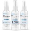 SKINovative Derma Roller Cleaner - 99% Isopropyl Alcohol Spray for Microneedling & Beauty Tools, 3-Pack (3 x 1 oz)