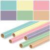 Skyygemm 6 Rolls Bulletin Board Paper Rolls,4 x 24 ft,Pastel Color