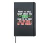 Sleep Under Tree Im Of Family Christmas Xmas Kids Men Hardcover Journal, Black