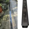 Slim Channel Drain/Outdoor Trench Drainage Kit for Yard/Concrete