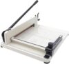 SLMPRTK Heavy Duty Paper Cutter Max Cutting 400 Sheets Guillotine Trimmer 12 Inch Blade for Cutting Photos Cardstock Leather Soft PVC Stack Paper A3 A4 Size_Name A3