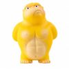 Slow Rebound Yellow Gorilla Squishy Toy，3 Pack