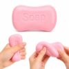 Slow Rising Squishy Stress Ball (1, 3.7inch-Pink)