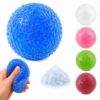 Slushy Squishy Ball 5.5cm (2.17 Inch), Soft Squeeze Sensory Fidget Stress Ball, Colorful Textured Hand Toy, Stress Relief Desk Toy, Novelty Gift for Kids Teens Adults(Blue)