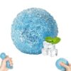 Slushy Squishy, Crunchy Squishy Stress Ball, Anxiety Relief Fidget Ball, Squishies Relaxing Fidget, for Adults Party Favors（Blue）