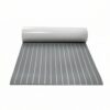 Slyzjdl Anti Slip Flooring Pad Boat Flooring Sheet Marine Deck Cover Yacht Cabin Mat RV with EVA Foam Support Waterproof Closed Surface, 240 120 0.6cm, Light Gray + White
