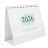 Small Desk Calendar Standing Flip Tabletop Planner