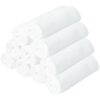 Small Face Washcloths, Easy to Rinse Quick Dry Facial Cleansing Cloths White