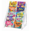 Small Kids Bookshelf, 5 Tier Tabletop Book Organizer Storage for Toddlers