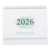 Small Standing Desk Calendar Compact Flip Calendar