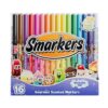 Smarkers - Washable Gourmet Scented Markers for Kids, 16 Count Assorted Colors, Non-Toxic Standard Point Felt Tip Marker Set for Coloring, Drawing, Arts and Crafts, School and Classroom Supplies