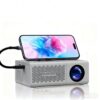 Smart Projector, Native 240P, Supporting 720P Video Decoding, 3D Stereoscopic Sound Effect, High-definition Picture, Worry-free Subtitles, Wired Connection To Mobile Phones, Tablets and Laptops