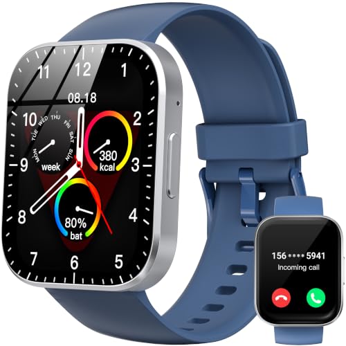 Smart Watch for Women Men, 1.91"HD Smartwatch with Bluetooth Answer/Call,140+ Sport Modes,Fitness Tracker with Sleep/Heart Rate/SpO2 Monitor,IP68 Waterproof,Women’s Smart Watch with Android iPhone