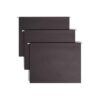 Smead Standard Hanging File Folders, 25 Count, Black, 1/5-Cut Adjustable Tabs, Letter Size (64062)