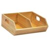 Snack Organizer Bamboo Container