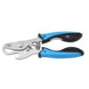 Snail Tail Scissors Cutter Stainless Steel with Rubber, Blue