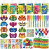 SNLN Dinosaur Party Favors for 12 Kids, Birthday Goodie Bag Stuffers