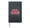 Snooker Is My Valentine Valentines Day Funny Snooker Player Hardcover Journal, Black