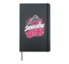 Snowboarder SNOWBOARDING GIRL Girls Children Snowboard Hardcover Journal, Black