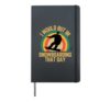Snowboarding Gift For Snowboarders Funny Snowboard Humor Hardcover Journal, Black