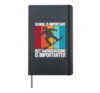 Snowboarding Lover Humor Design Funny Snowboarder Hardcover Journal, Black