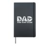 Snowboarding Snowboard Vintage Dad Father Dad The Man The Hardcover Journal, Black