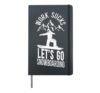 Snowboarding Snowboard Vintage Hardcover Journal, Black