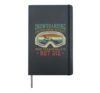 Snowboarding Snowboard Vintage Retro Hardcover Journal, Black