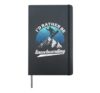 Snowboarding Snowboard Vintage Retro I'd Rather Be Hardcover Journal, Black