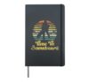 Snowboarding Snowboard Vintage Retro Time To Snowboard Hardcover Journal, Black