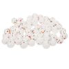 Snowman Wood Beads 20mm Round Spacer Beads for Craft Decorations