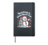 Snow Much Fun Teaching Winter Snowman Design Hardcover Journal, Black