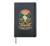SNOWSHOE TRAIL CLUB Winter Hiking Outdoor Tracks Hardcover Journal, Black