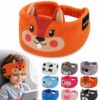 Snugsy Buds Bluetooth Headphones for Travel and Sleep (Orange Squirrel)