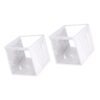 Sodeber Toy Storage Bins for | Clear Window Cube Organizer with Oxford Fabric Trim & Handles | Playroom Family Room Organization Bags for Blocks Balls Small Toys (2 Pack)