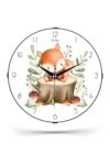 SODEF 's Room Wall Clock Decorative Silent Squirrel Design 10.2 inches Plastic Modern Style for Battery Operated - MYK9920-1 Sincap