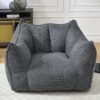 Sofa Chairs with Highly Resilient Foam for Living Rooms and bedrooms, Comfortable Square Lazy Sofas, Sofas for Adults to Play, Read and Watch TV
