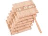 Sofmory 300 Pcs 3.65″ Length Popsicle Wooden Sticks, Natural Birch Wood